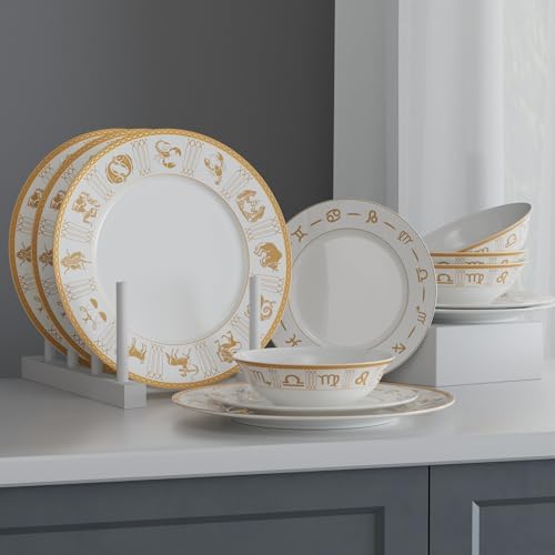 FASTELLONG Cereal Bowls Set of 4 Brown Porcelain Bowls