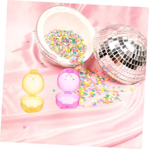 Mobestech 48pcs Sturdy Plastic Fillable Balls for Candy Packaging and Vending Machine