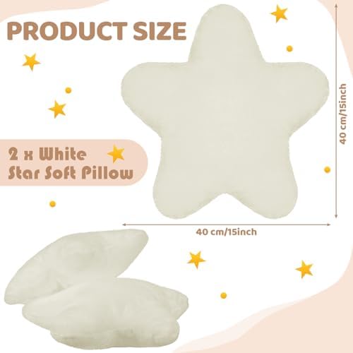 Sumind 2 Pcs 157 Inch Star Throw Pillow Plush Decor