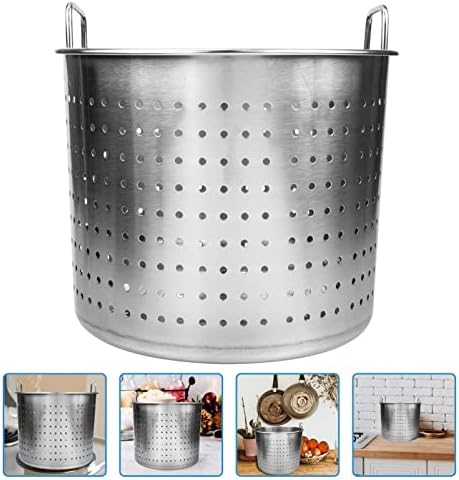 Hemoton Multi-Purpose Steam Pot Strainer Basket Insert