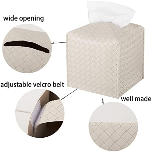 Zoocatia Tissue Box Cover Holder for Bathroom Vanity Car Tabletop