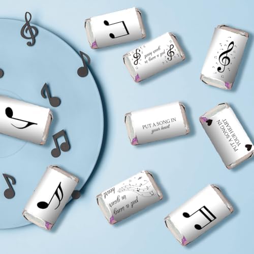 Arricraft 120 Pcs Musical Note Candy Wrappers