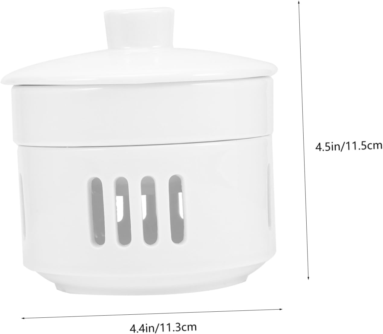 Small Ceramic Stew Pot Lid Soup Bowl for Cooking and Steaming