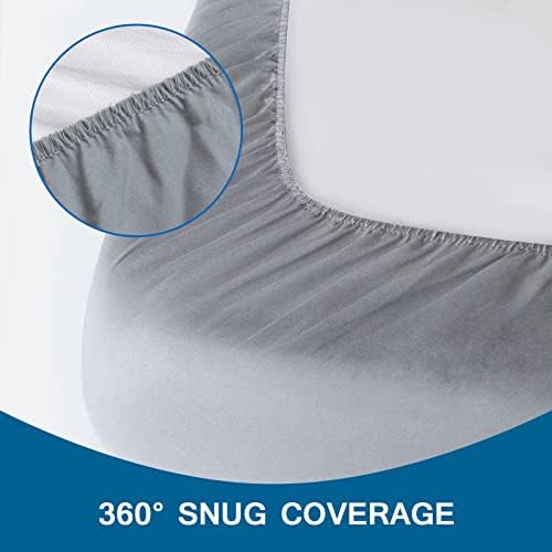 Coldwind Cot Sheets 31 x 75 2 Pack Fitted Microfiber