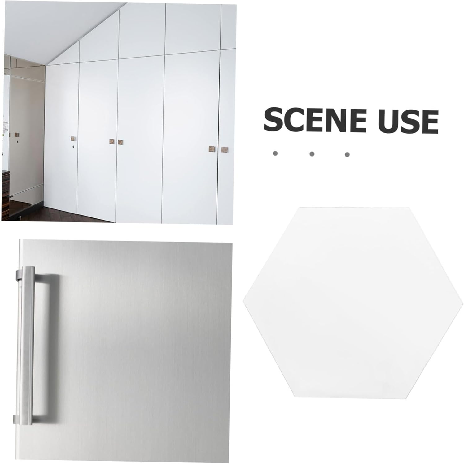 Artistic Hexagonal Wall Mirror for Modern Home Decor