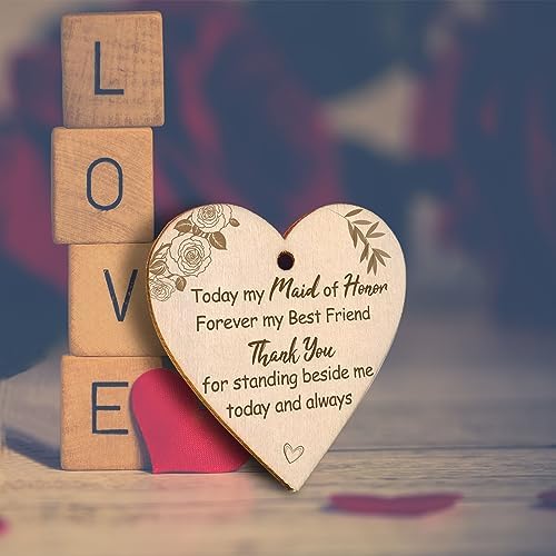 Today My Maid of Honor Forever My Best Friend Picture Frame