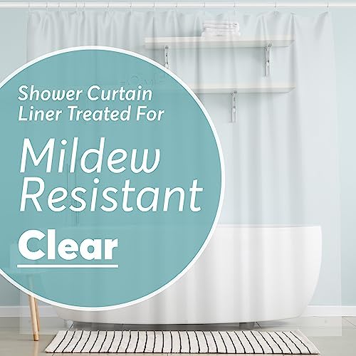 BigFoot Shower Curtain Liner 72x72 Clear