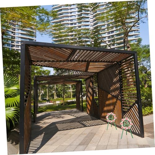 Fresh Flower Wreath Stand for Funeral Adjustable Tripod Display Rack