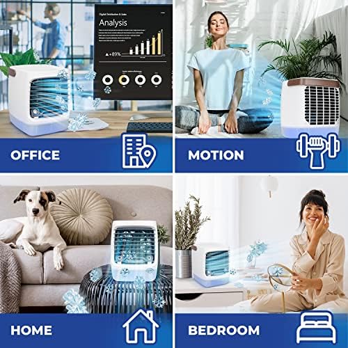 ChillWell 20 Evaporative Air Cooler - 4-Speed Portable Coolers with Humidifier
