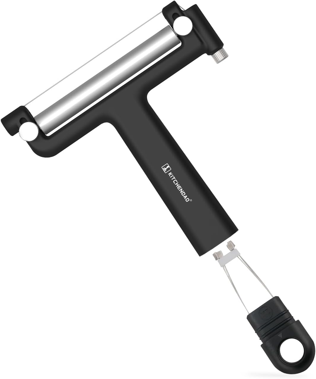 Kitchendoao Adjustable Wire Cheese Slicer Cutter with 3 Extra Wires