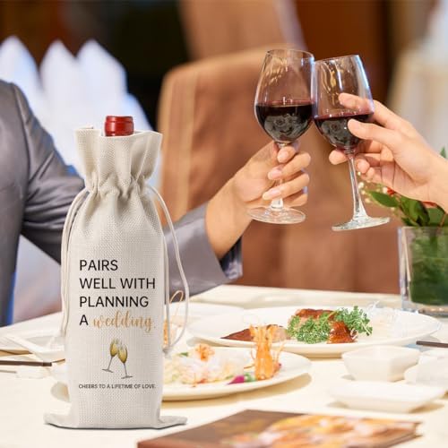 YUANHAO Wine Bag with Drawstring Setup