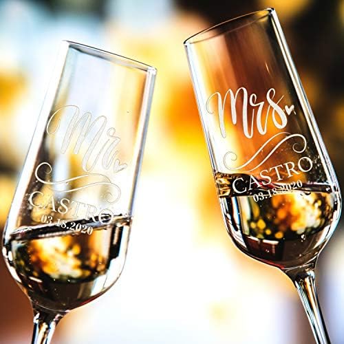 Personalization Lab Champagne Flutes Set of 2