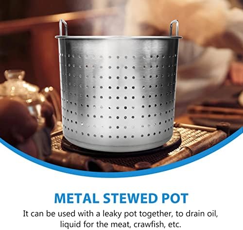 Hemoton Multi-Purpose Steam Pot Strainer Basket Insert