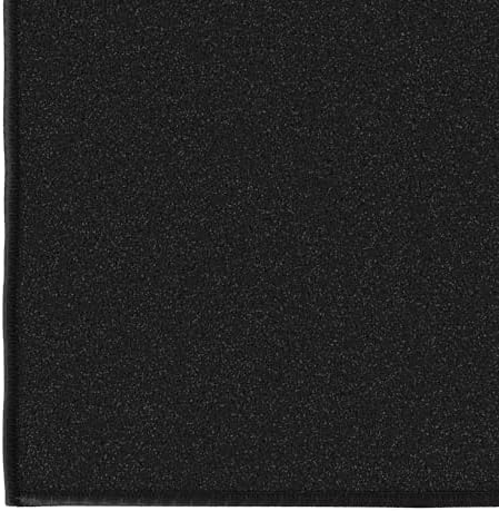 Ottomanson Hallway Runner Rug 22 x 6 Non Slip Black