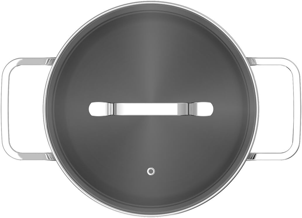 Berghoff 725in Stockpot with Glass Lid and Comfort-Grip Handle