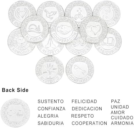 TINGKU Silver Wedding Coins Set for Catholic Ceremony
