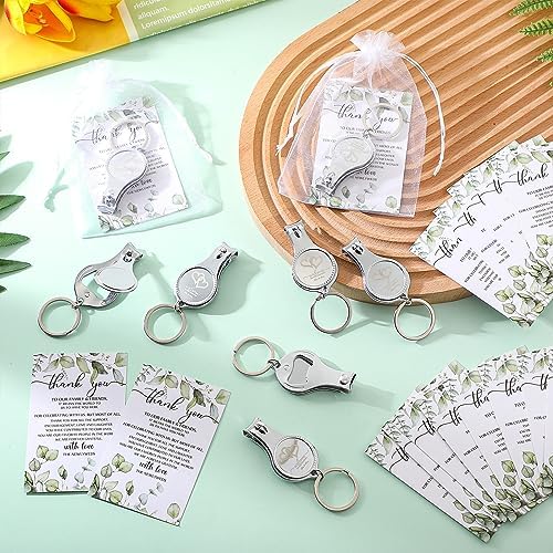 Fulmoon Wedding Multi-Functional Bottle Opener Set 50 Pieces