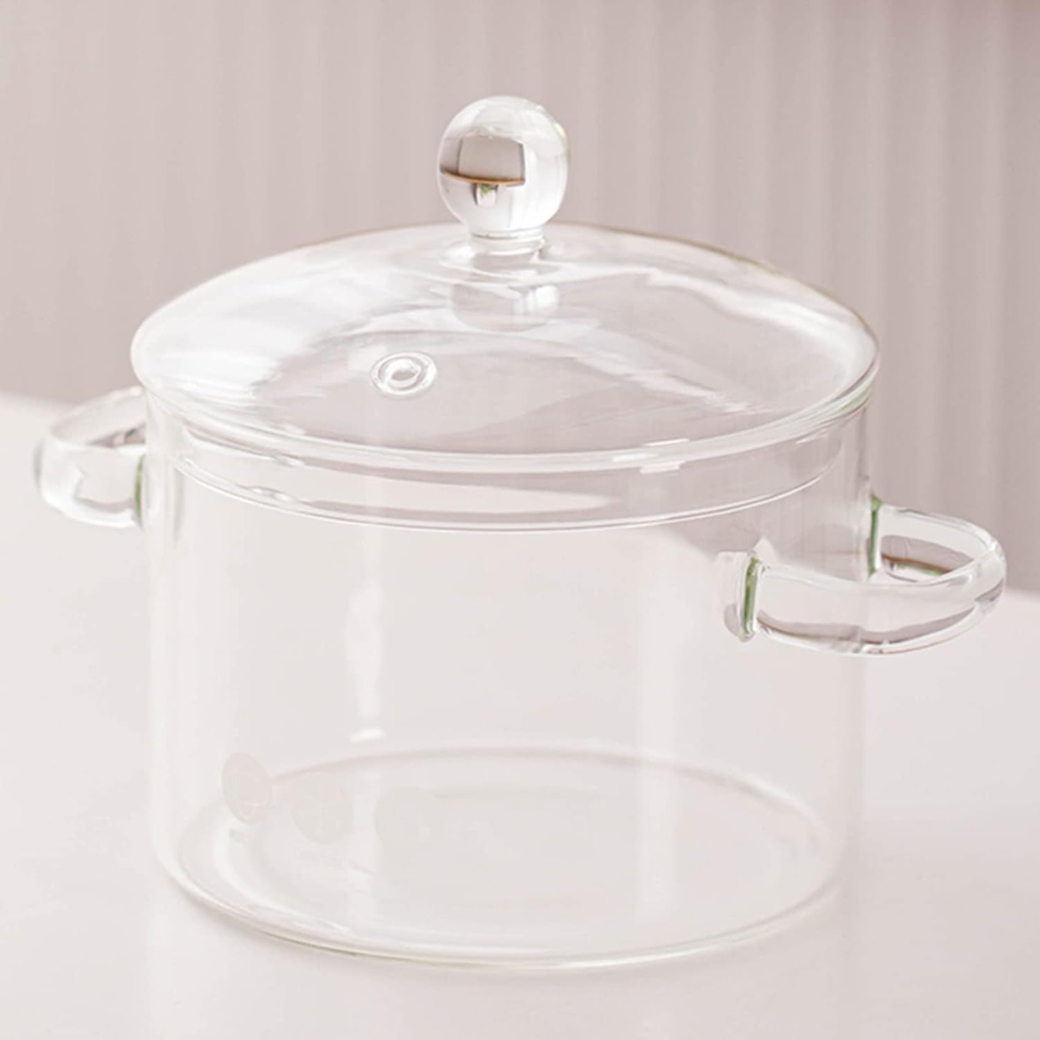 Clear Borosilicate Glass Stock Pot 1500ml