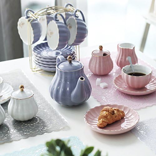 Sweejar Porcelain Tea Set British Royal Series 8 Oz