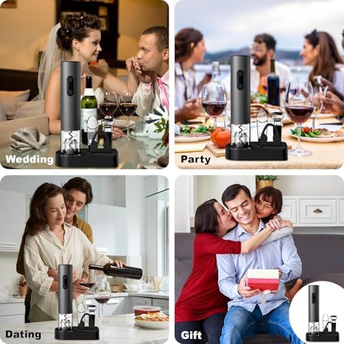 5-in-1 Electric Wine Bottle Opener Gift Set