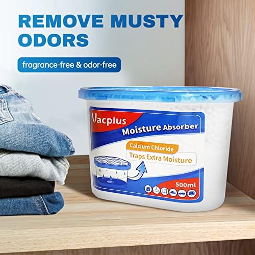 Vacplus Moisture Absorbers 6 Pack 105 Oz