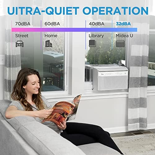 Midea MAW12V1QWT U-Shaped Window AC Unit