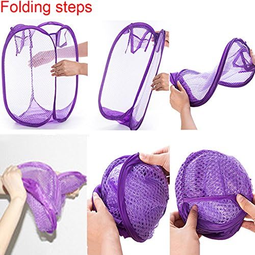 RZJZGZ Foldable Pop-Up Laundry Hamper 2 Pack