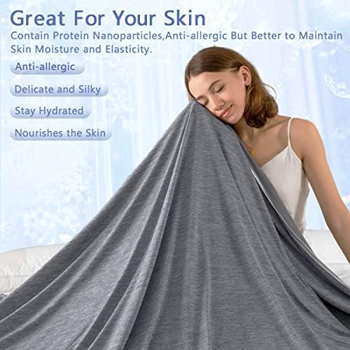 Topcee Cooling Blanket Queen Size 90x90 for Night Sweats