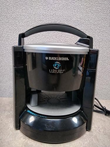 Black Decker JW200B Jar Opener Electric Black