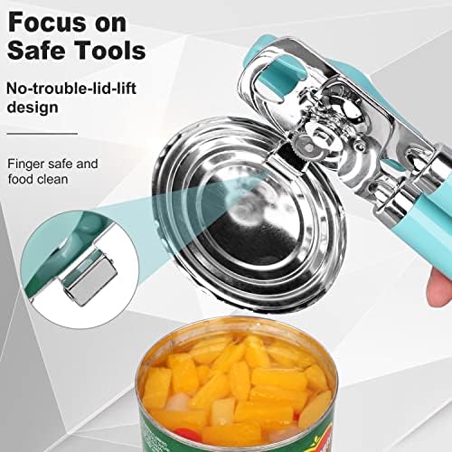 PAKITNER Manual Can Opener with Magnetic Lifter and Bottle Opener