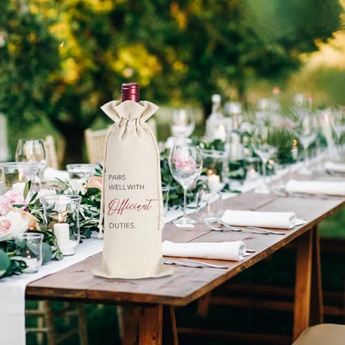 YAANUNULU Wine Bottle Bag with Greeting Card