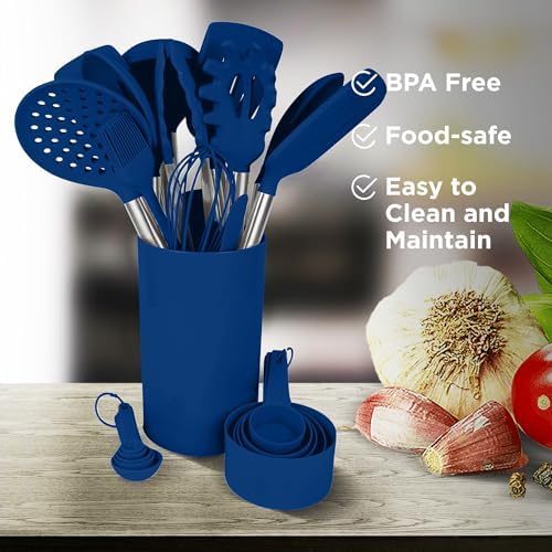 Culinary Couture 24-Piece Silicone Utensils Set