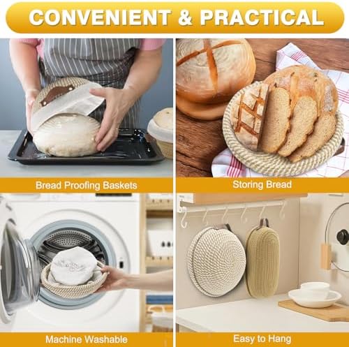 Nikkar Banneton Proofing Basket Set of 2
