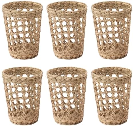 6Pcs Handwoven Vase Sleeve for Home Decor