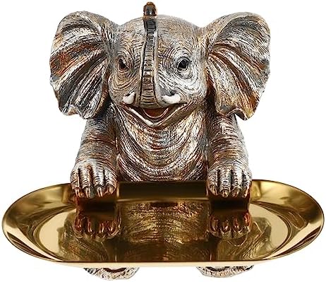 RORPOIR 1 Set Resin Elephant Cupcake Stand Decor