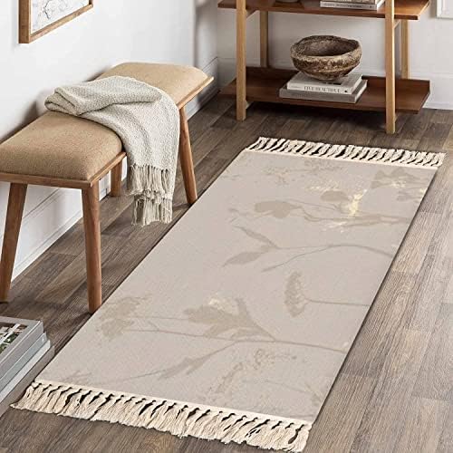 Boho Kid Bedroom Playroom Area Rug with Tassels