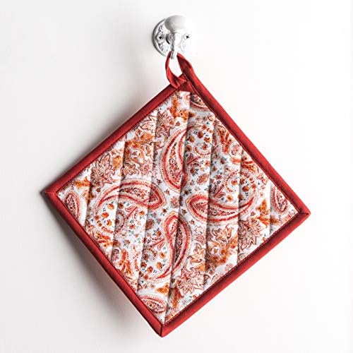 Maison d Hermine 100 Cotton Potholder Set of 2 8x8 Hot Pads