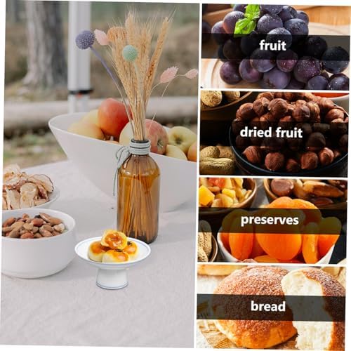 LIFKOME Tall Fruit Plate with Footed Pedestal