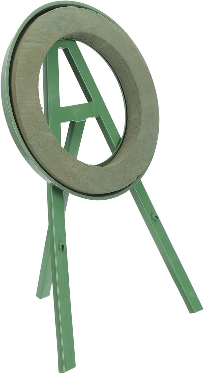 Fresh Flower Wreath Stand for Funeral Adjustable Tripod Display Rack