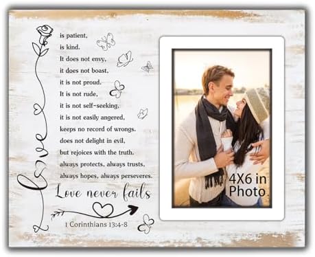 Romantic Couple Picture Frame for Wedding Anniversary