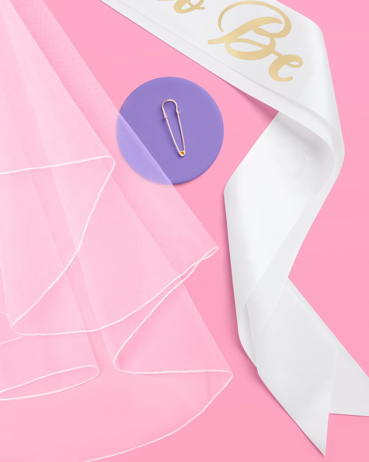 Xo Fetti Bachelorette Party Sash and Veil Kit