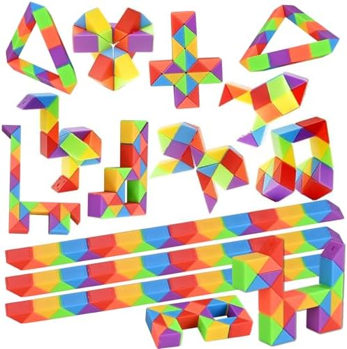 GOLDGE 24 Pack Mini Cube Puzzle Fidget Toys