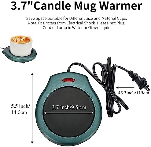 ASAWASA Candle Warmer for Large Jar and Coffee Mug