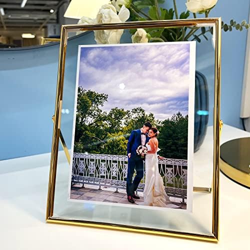 Gold Floating Frame 8x10 Inches Vertical
