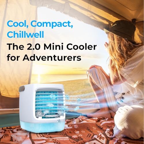 ChillWell 20 Evaporative Air Cooler - 4-Speed Portable Coolers with Humidifier
