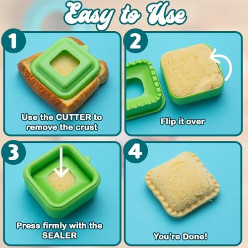 Savoychef Sandwich Cutter and Sealer - Square