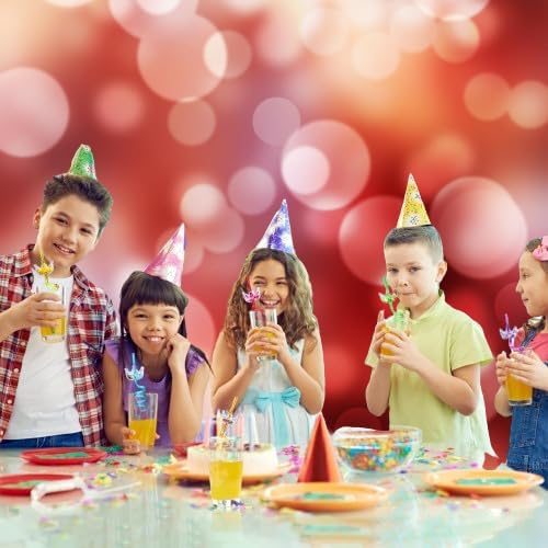 Glitter Princess Crown Reusable Drinking Straws 24 Pack