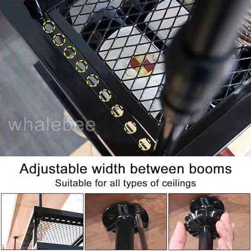 Whalebee Wine Glass Holder Metal Rack for Home Bar