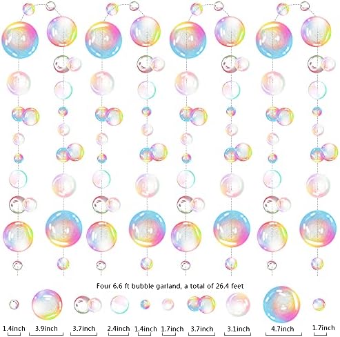 Transparent Bubble Streamers Party Decorations