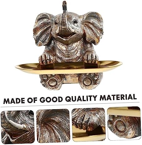 RORPOIR 1 Set Resin Elephant Cupcake Stand Decor